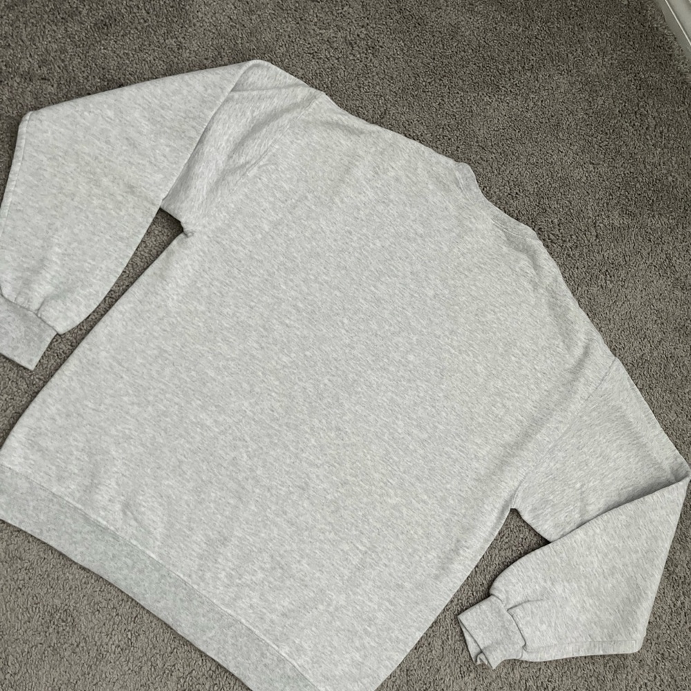 Jerzees Light Gray “Cleveland” Pullover Sweatshirt Size L - Picture 4 of 6